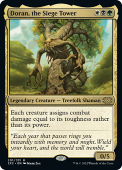 Doran, the Siege Tower - Double Masters 2022 #201/331 MTG Magic The Gathering - Image 1