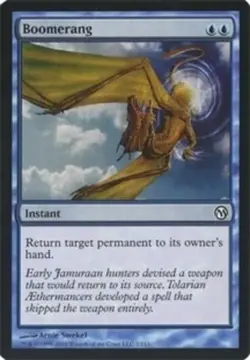 Boomerang - Duels of the Planeswalkers #002/113 MTG Magic The Gathering - Image 1