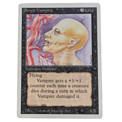 MTG Sengir Vampire Revised 3ED Uncommon Black Creature Magic the Gathering - Image 1