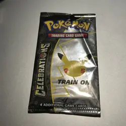 Pokemon 25th Anniversary Celebrations Booster Pack 4 Cards Packs (b) - Image 2