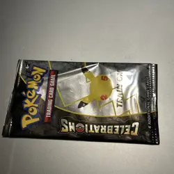 Pokemon 25th Anniversary Celebrations Booster Pack 4 Cards Packs (b) - Image 5