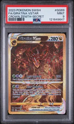 Giratina VSTAR GG69/GG70 Pokemon Crown Zenith - PSA 9 Mint - Image 1