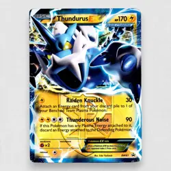 Thundurus EX (Team Plasma) BW81 Black and White Promos Promo Pokemon TCG LP - Image 1