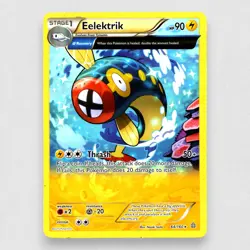 Eelektrik (Alpha) 64/160 XY Primal Clash Rare Pokemon TCG LP - Image 1