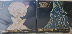Pokemon Center Elite Trainer Box Mega Evolution Lucario & Gardevoir ETB Bundle - Image 1