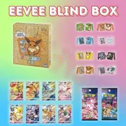 Pokemon TCG S-Chinese Nine Colors Gathering Eevee Card Display Frame Box Sealed! - Image 3