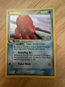 Pokemon Octillery 10/115 Unseen Forces Reverse Holo Stamped LP - Image 1
