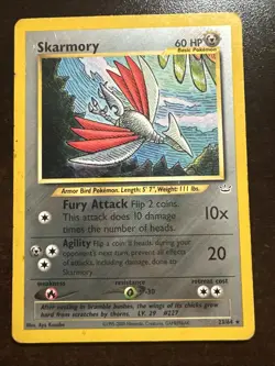 Skarmory 23/64 Non-holo Rare DMG Pokemon TCG Neo Revelation - Image 1