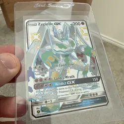Pokemon Shiny Zygarde GX SV65 Promo Alternate Art Rare Holo Hidden Fates Card - Image 1