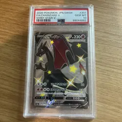 PSA 10 Charizard V SSR 307/190 Shiny Star V Pokemon Card 2020 Japanese Gem Mint - Image 1