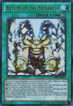 Yugioh! MP Return of the Monarchs - SHSP-EN067 - Ultra Rare - 1st Edition Modera - Image 1