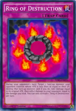 Yugioh! MP Ring of Destruction - SDKS-EN033 - Common - 1st Edition Moderately Pl - Image 1