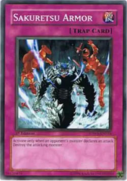 Yugioh! MP Sakuretsu Armor - SDWS-EN034 - Common - 1st Edition Moderately Played - Image 1