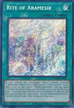Yugioh! MP Rite of Aramesir - BLMR-EN093 - Secret Rare - 1st Edition Moderately - Image 1
