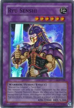 Yugioh! MP Ryu Senshi - LOD-019 - Super Rare - Unlimited Edition Moderately Play - Image 1