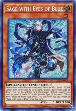 Yugioh! MP Sage with Eyes of Blue - LCKC-EN015 - Secret Rare - Unlimited Edition - Image 1