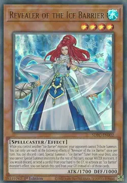 Yugioh! MP Revealer of the Ice Barrier - SDFC-EN002 - Ultra Rare - 1st Edition M - Image 1