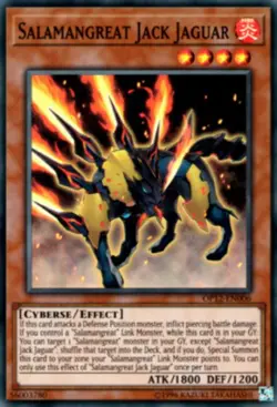 Yugioh! MP Salamangreat Jack Jaguar - OP12-EN006 - Super Rare - Unlimited Editio - Image 1