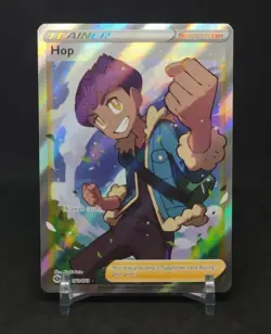 Hop Full Art Trainer Champion's Path 073/073 Pokemon TCG Card - Image 1