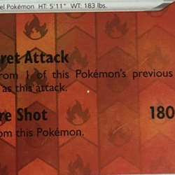 Pokemon Card Silver Tempest Printer Hickey Error Reverse Holo Incineroar 032/195 - Image 2