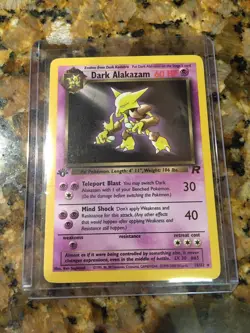 Pokemon Card 1st Edition Dark Alakazam Excellent Condition Team Rocket - Image 1
