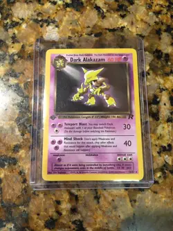 Pokemon Card 1st Edition Dark Alakazam Excellent Condition Team Rocket - Image 2