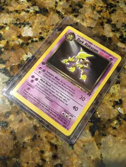 Pokemon Card 1st Edition Dark Alakazam Excellent Condition Team Rocket - Image 4