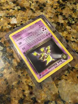 Pokemon Card 1st Edition Dark Alakazam Excellent Condition Team Rocket - Image 5