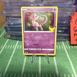 Mew # 011/025 Holo Rare 2021 Pokemon Card Celebrations 25th Anniversary NM 2 - Image 1