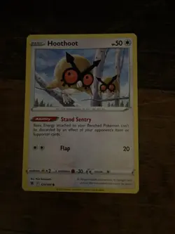 120/189 Hoothoot Pokemon Sword & Shield Astral Radiance Trading Card Game 2022 - Image 1