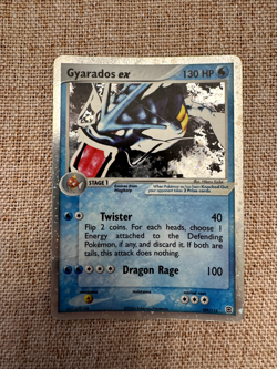 Pokemon TCG Gyrados EX 109/112 FR/LG Holo Card Heavily Played - Image 1