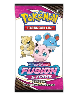 Pokemon Card - Fusion Strike - Fun Pack - 3 Cards - Factory Sealed - Image 1