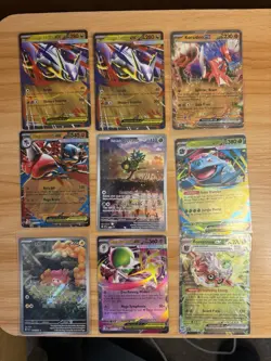 Pokemon TCG Mega Evolutions Lot of 9 Ex & IR Cards NM - Image 1