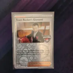 Pokemon TCG 2026 Regionals Playmat and Promo Card - Mewtwo and Giovanni - Image 2