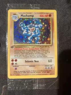 1999 Pokemon Complete Base Set - 101/102 Holo Rare Vintage Pokemon Cards No #4 - Image 2