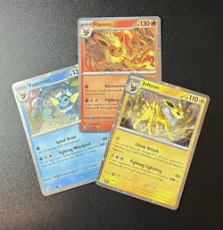 Prismatic Evolutions Poster Collection Black Star Promo Cards Only Cosmos Holos - Image 1