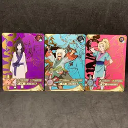Naruto Kayou CCG - Legendary Sanine ZR-014/017/018 Full Art Tier 2 Card Lot - NM - Image 1