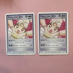 Princess Rini Level 2 Rare Past & Future 54/70 Vintage 2001 Sailor Moon CCG Card - Image 2