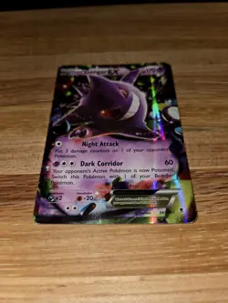 Pokemon Gengar EX Holo Ultra Rare TCG Card Phantom Forces 34/119 MP/HP - Image 1