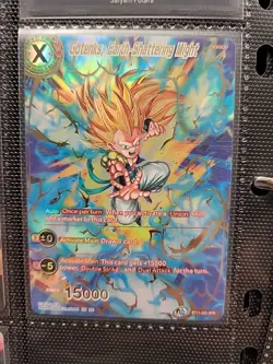 Gotenks Earth Shattering Might BT11-003 SPR Foil Dragon Ball Super Card Game NM - Image 1