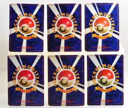 Misty's Tears 1998 Gym Heroes EX-LP Japanese Pokemon Card Set of 6 - Image 3