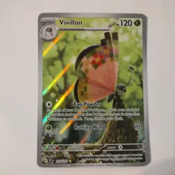 Vivillon 193/191 Sv08: Surging Sparks Holo Pokemon Illustration Rare Card MINT! - Image 1
