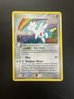 Togetic 14/109 Reverse Holo Rare Stamped Team Rocket Returns Pokemon Card LP - Image 1
