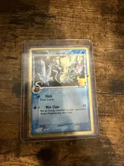 Mimikyu Delta Species BLACK STAR PROMO card COSMOS HOLO SWSH136 Pokemon NM - Image 1