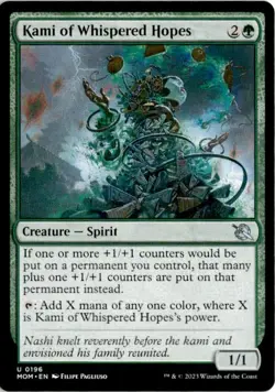 March of the Machine #196 Kami of Whispered Hopes Magic The Gathering Uncommon - Image 1