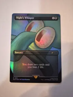 Night's Whisper (Rainbow Foil) Secret Lair Drop Foil - Image 1
