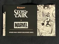 MTG Secret Lair Marvel Spider-Man Venom Unleashed (Inks) Non-Foil IN HAND - Image 1
