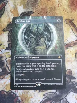 Leyline Axe (Borderless) #353 (NM) Foundations FDN Magic MTG - Image 1