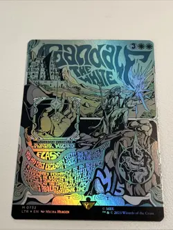 MTG LTR 0732 Gandalf the White NM EN Borderless Poster Foil - Image 1