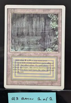 G3, Bayou, MTG, Revised Edition, Regular, LP, [COPY 1 of 1] 🌐 - Image 1